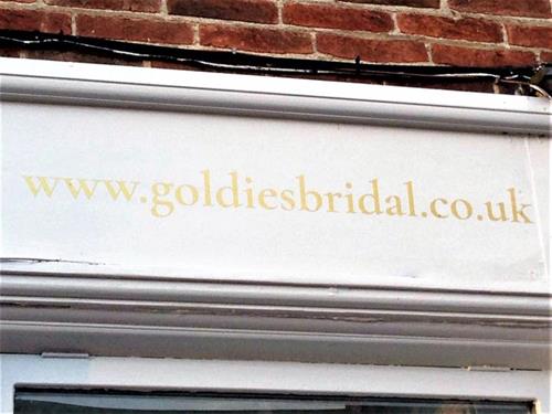 Goldie's Bridal Email Sign